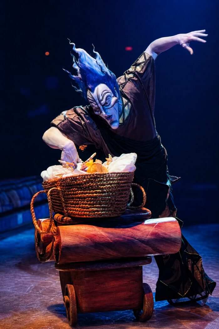 Scott Cornfoot performing as Hades in Disney's Hercules on Ice