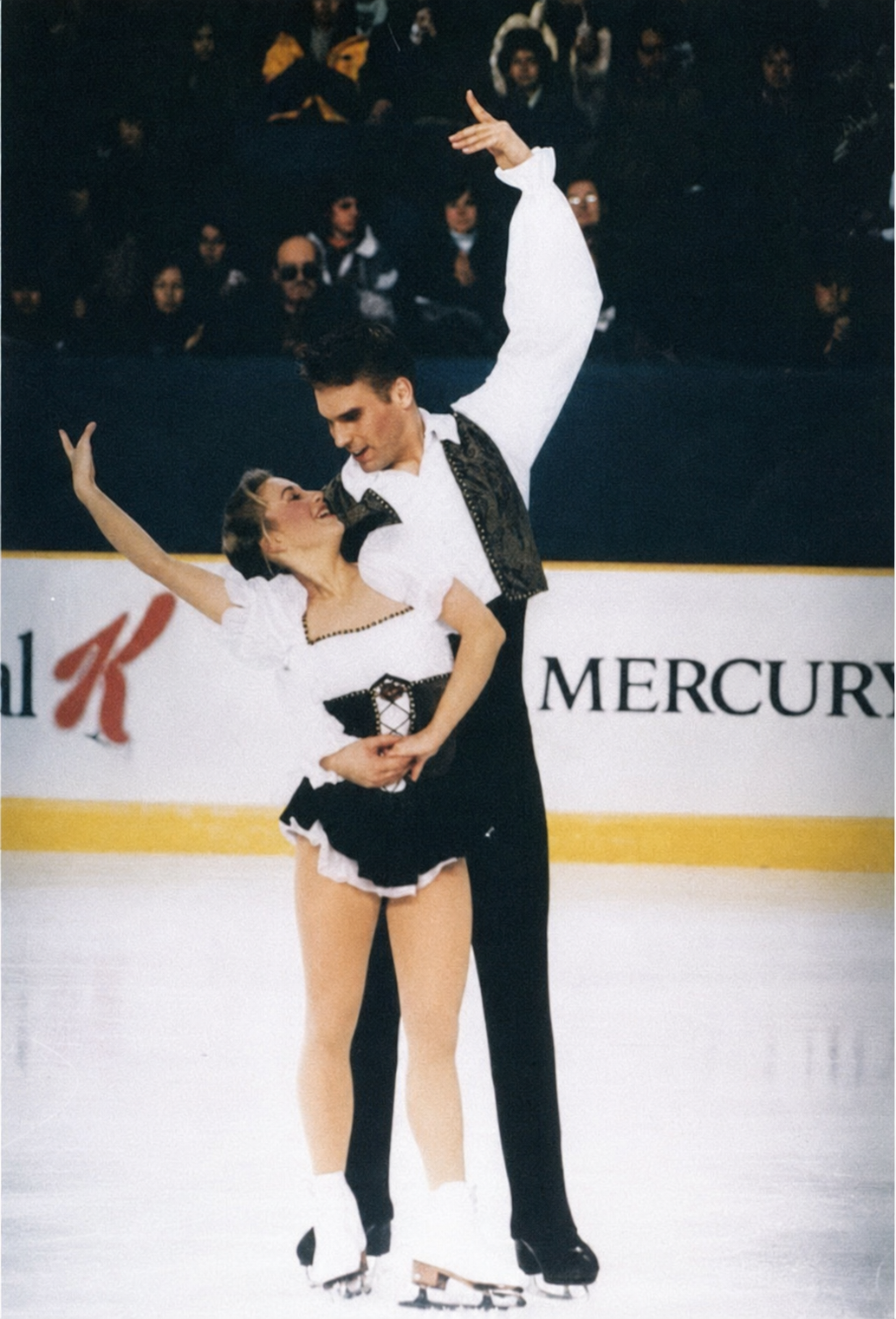 Scott Cornfoot competing in pair figure skating